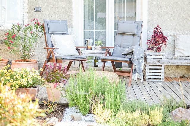 Fight cabin fever and get that Vitamin D by sprucing up your open areas with some gorgeous outdoor furniture.