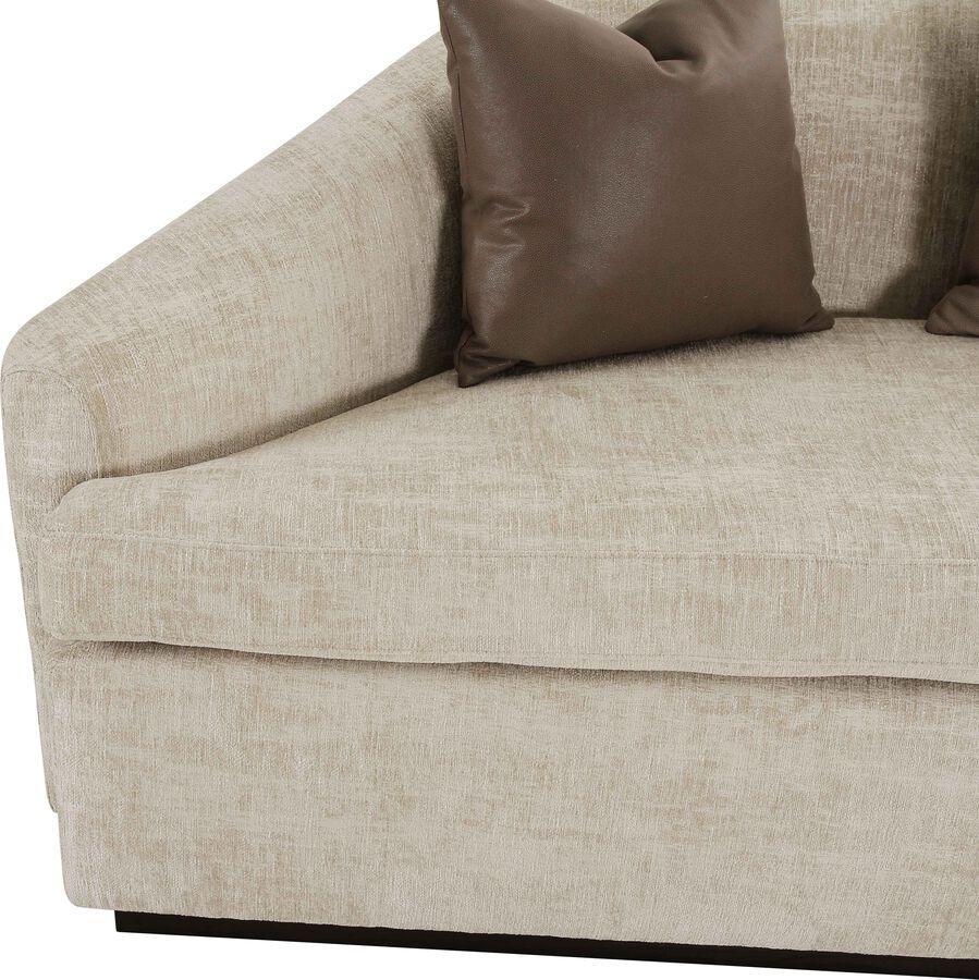 Tov Furniture Sofas & Couches - Abreeyah Beige Velvet Sofa