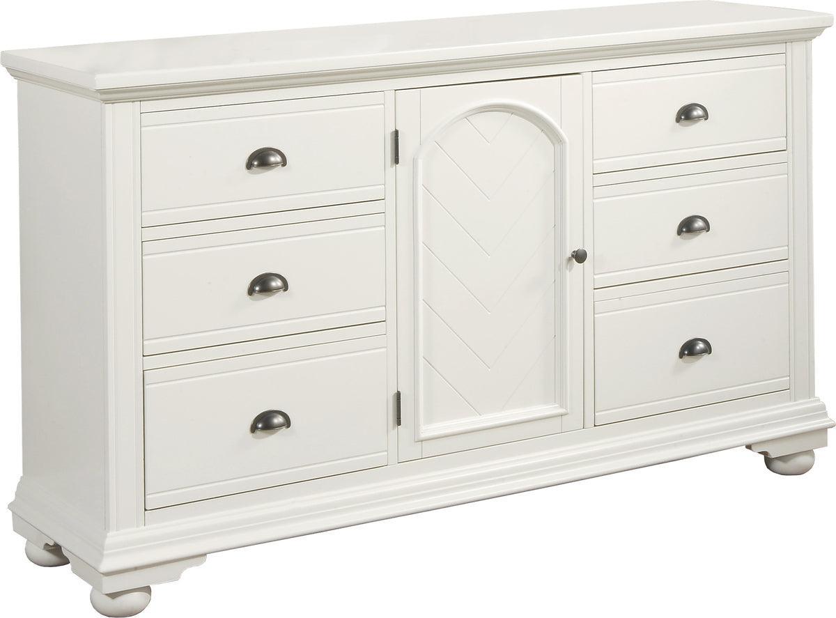 Elements Dressers - Addison White Dresser