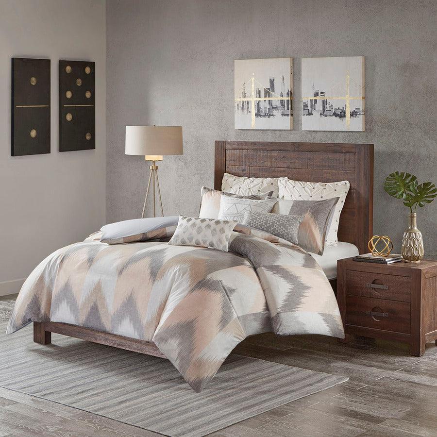 Olliix.com Duvet & Duvet Sets - Alpine King/California King Cotton Duvet Cover Mini Set Blush