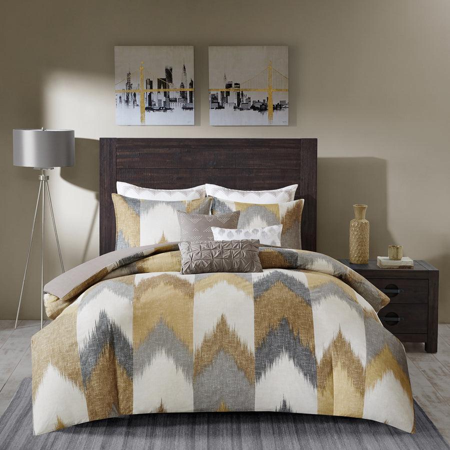 Olliix.com Duvet & Duvet Sets - Alpine King/California King Cotton Duvet Cover Mini Set Yellow