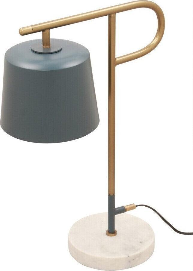 Tov Furniture Table Lamps - Babel Table Lamp Gray & White