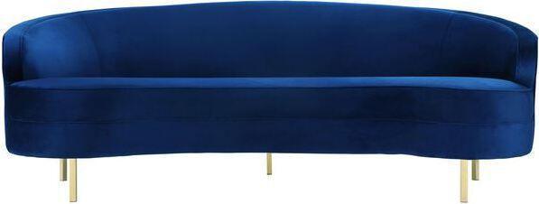 Tov Furniture Sofas & Couches - Baila Velvet Sofa Navy