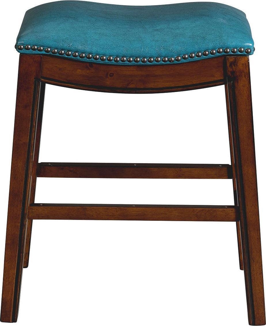Elements Barstools - Bowen 24" Backless Counter Height Stool in Blue