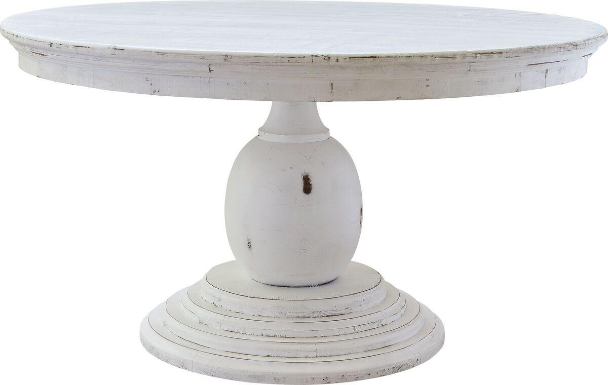 Elements Dining Tables - Brixton Mary Standard Dining Table In White