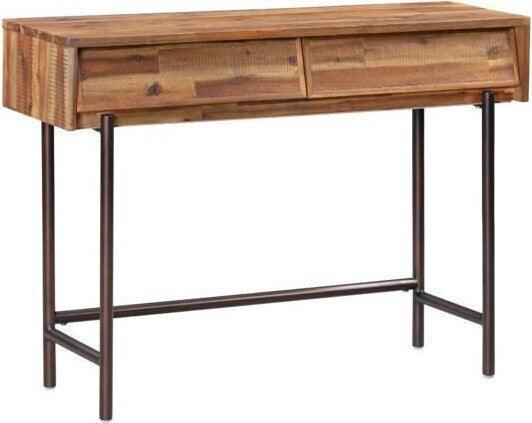 Tov Furniture Consoles - Bushwick Console Table Rustic & Dark Brown
