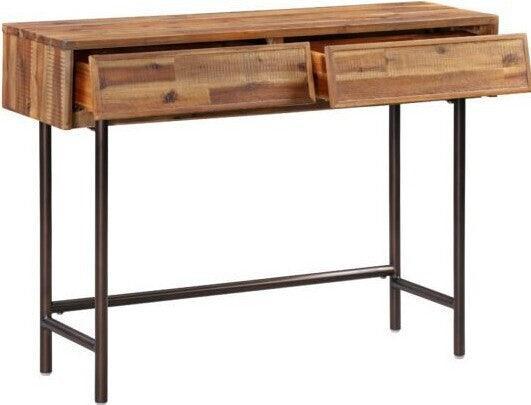 Tov Furniture Consoles - Bushwick Console Table Rustic & Dark Brown