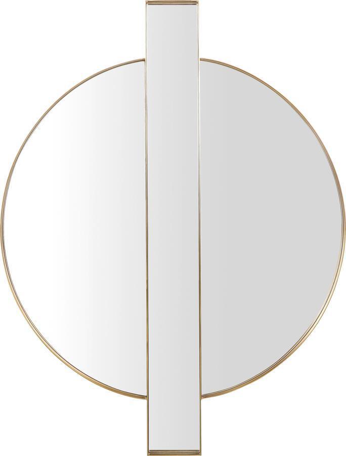 Tov Furniture Mirrors - Carri Gold Round Wall Mirror