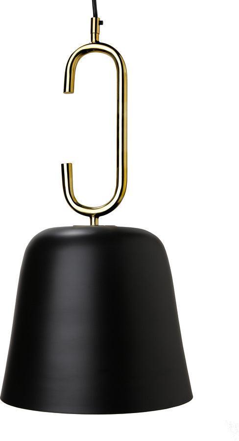 Tov Furniture Ceiling Lights - Chic Long Pendant Black & Brass