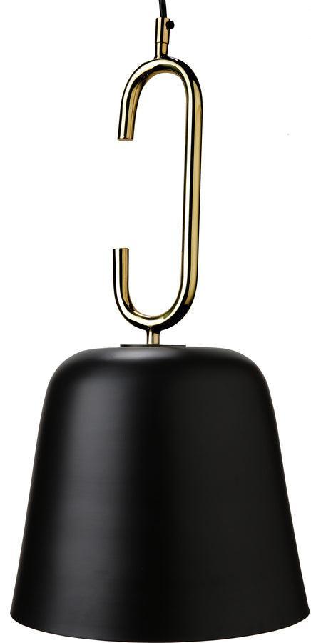 Tov Furniture Ceiling Lights - Chic Long Pendant Black & Brass