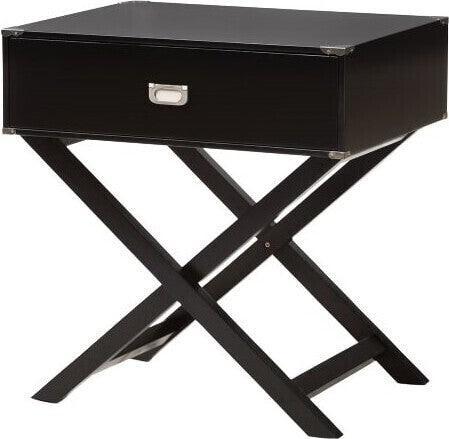Wholesale Interiors Nightstands & Side Tables - Curtice Bedside Table Black