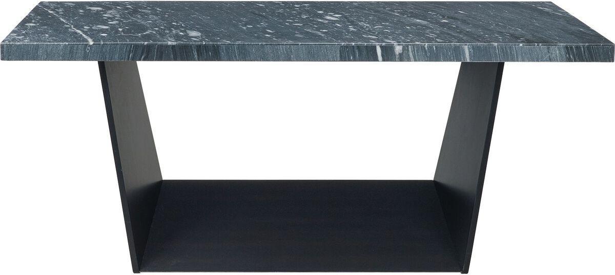 Elements Dining Tables - Dillon Standard Height Marble Table in Gray