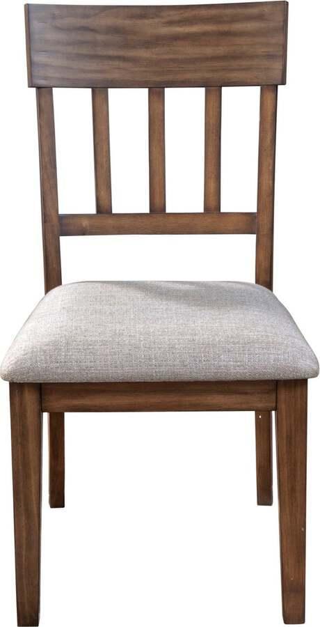 Alpine Furniture Dining Chairs - Donham Set of 2 Side Chairs Brown