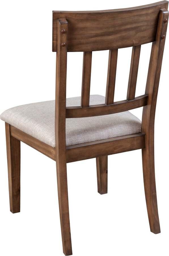 Alpine Furniture Dining Chairs - Donham Set of 2 Side Chairs Brown