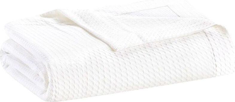 Olliix.com Comforters & Blankets - Egyptian Cotton Twin Blanket White