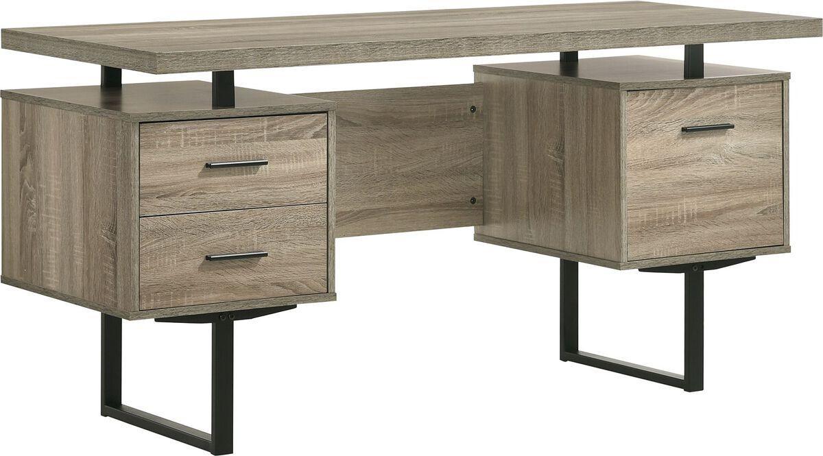 Elements Desks - Elwood Desk in Light Grey
