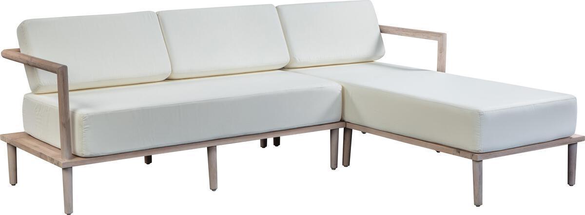 Tov Furniture Outdoor Sofas - Emerson Cream Outdoor Sectional - RAF