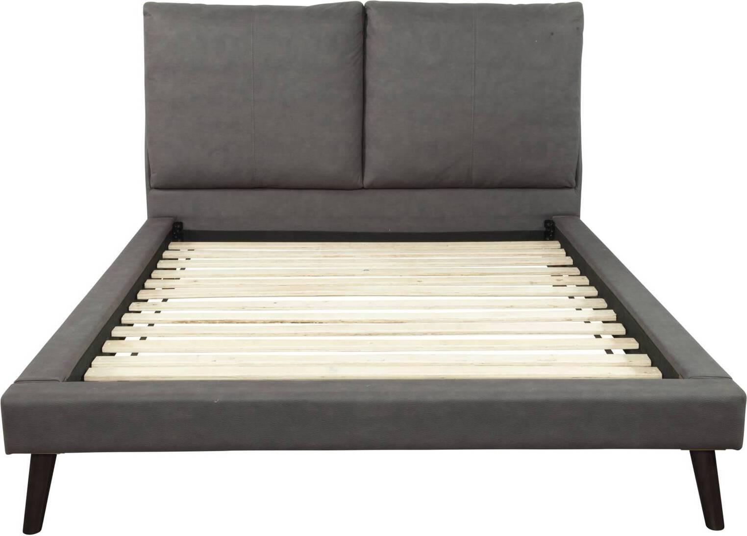 Alpine Furniture Beds - Gabriela Queen Platform Bed Gray & Black