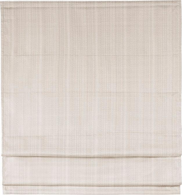 Olliix.com Curtains - Galen 64" Basketweave Light Filtering Cordless Roman Shade Ivory