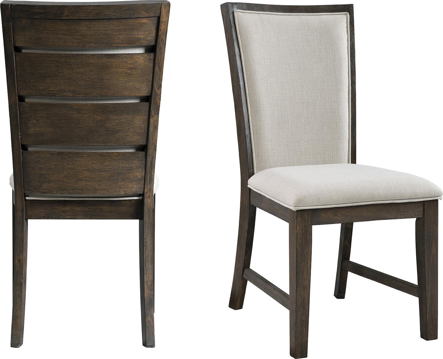 Elements Dining Chairs - Jasper Slat Back Side Chair Set (Set of 2)