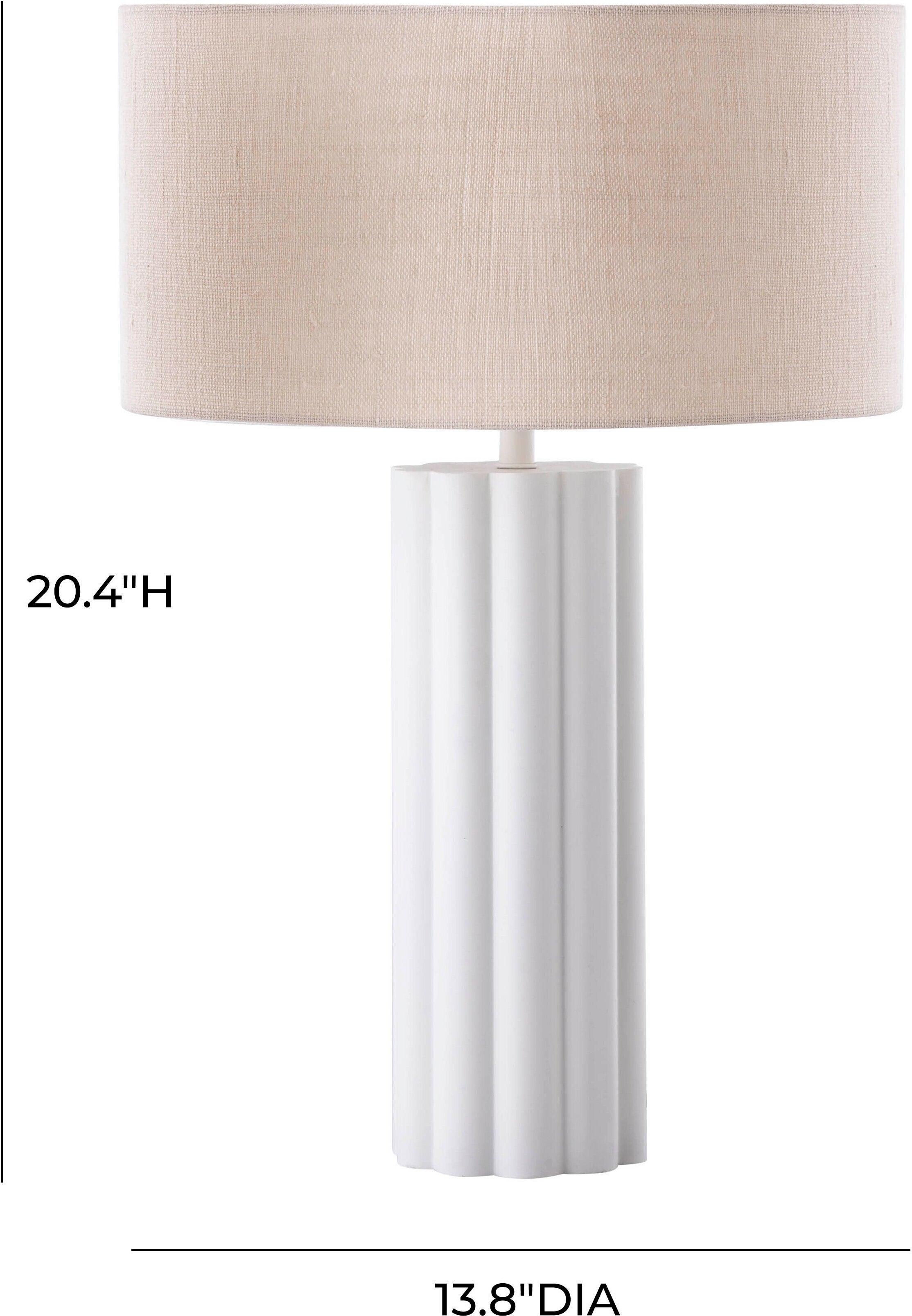 Tov Furniture Table Lamps - Latur Table Lamp Cream