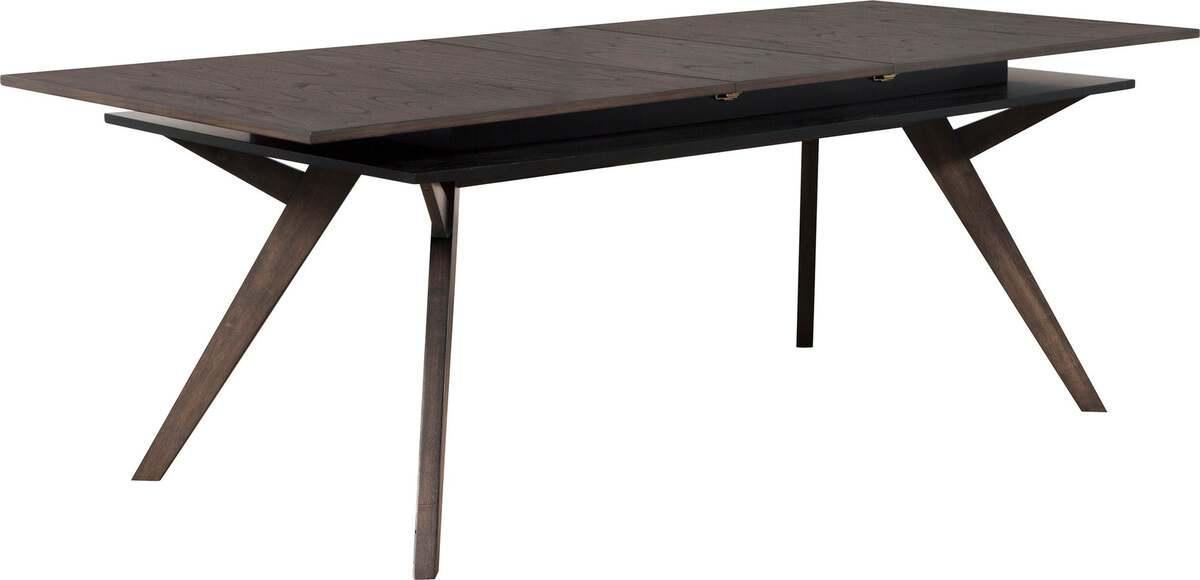 Alpine Furniture Dining Tables - Lennox Rectangular Extension Dining Table Dark Tobacco