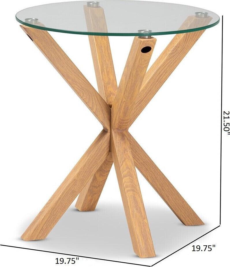 Wholesale Interiors Side & End Tables - Lida End Table Natural