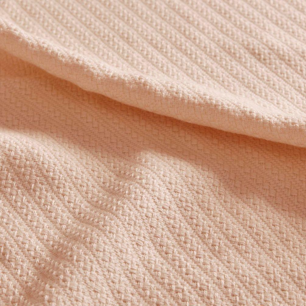 Olliix.com Bedding Gifts - Liquid Cotton Full | Queen Blanket Blush