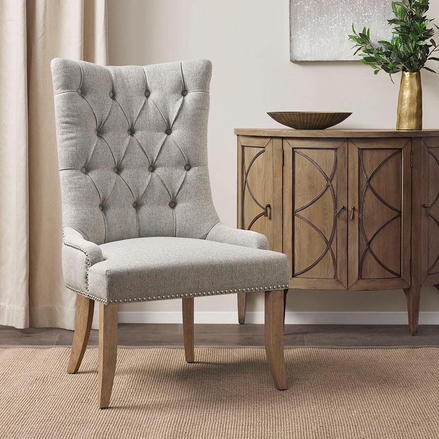 Button tufted dining chair clearance