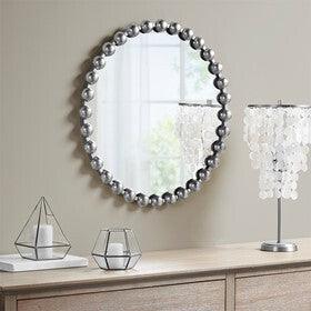 Olliix.com Mirrors - Marlowe Round Wall Decor Mirror Silver