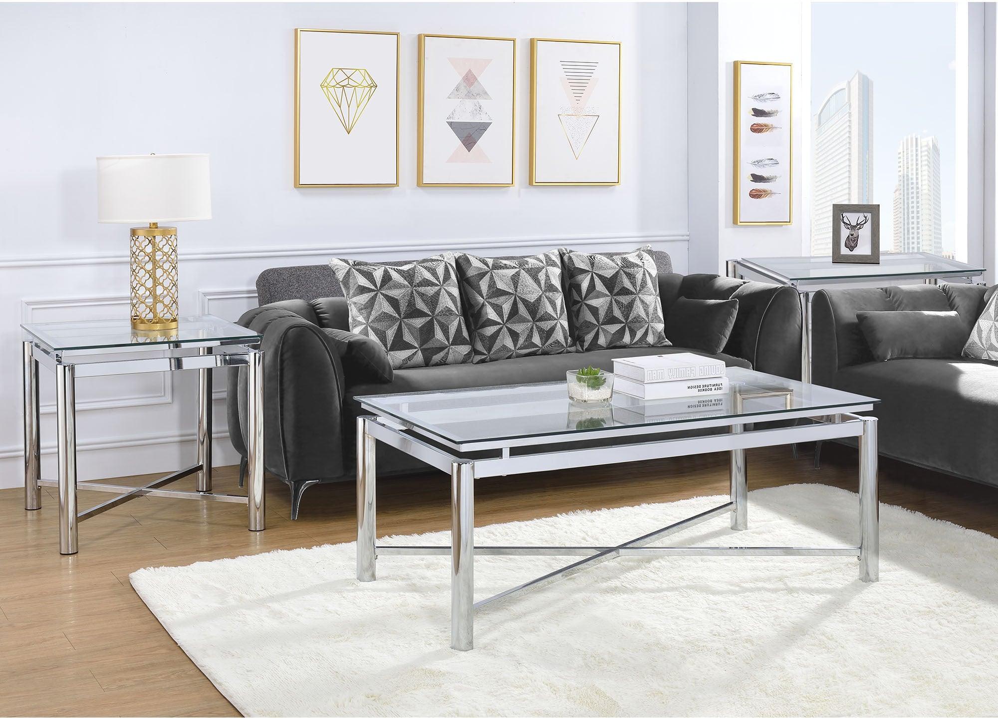 Elements Coffee Tables - Monroe Coffee Table Clear