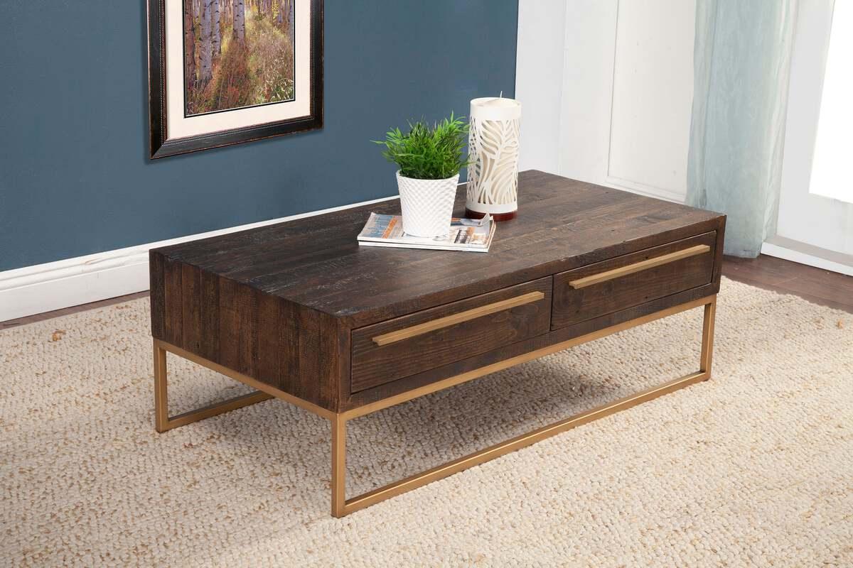 Alpine Furniture Coffee Tables - Monterey Coffee Table Smokey Taupe