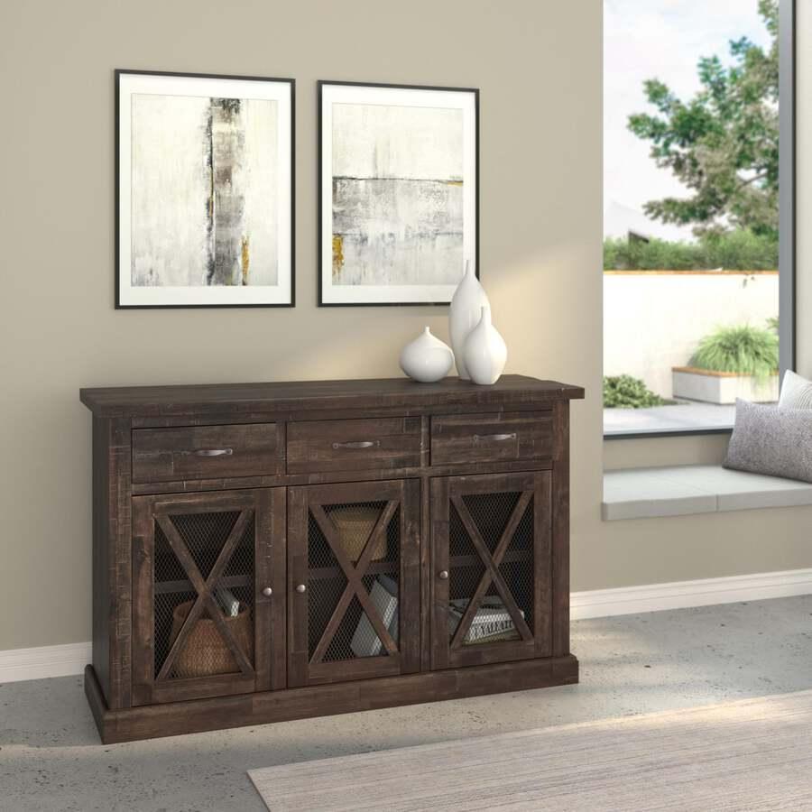 Alpine Furniture Buffets & Sideboards - Newberry Sideboard, Salvaged Grey