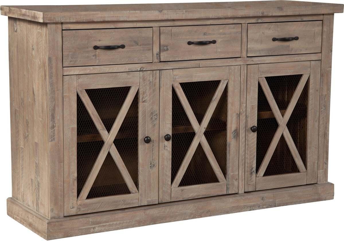 Alpine Furniture Buffets & Sideboards - Newberry Sideboard Weathered Natural