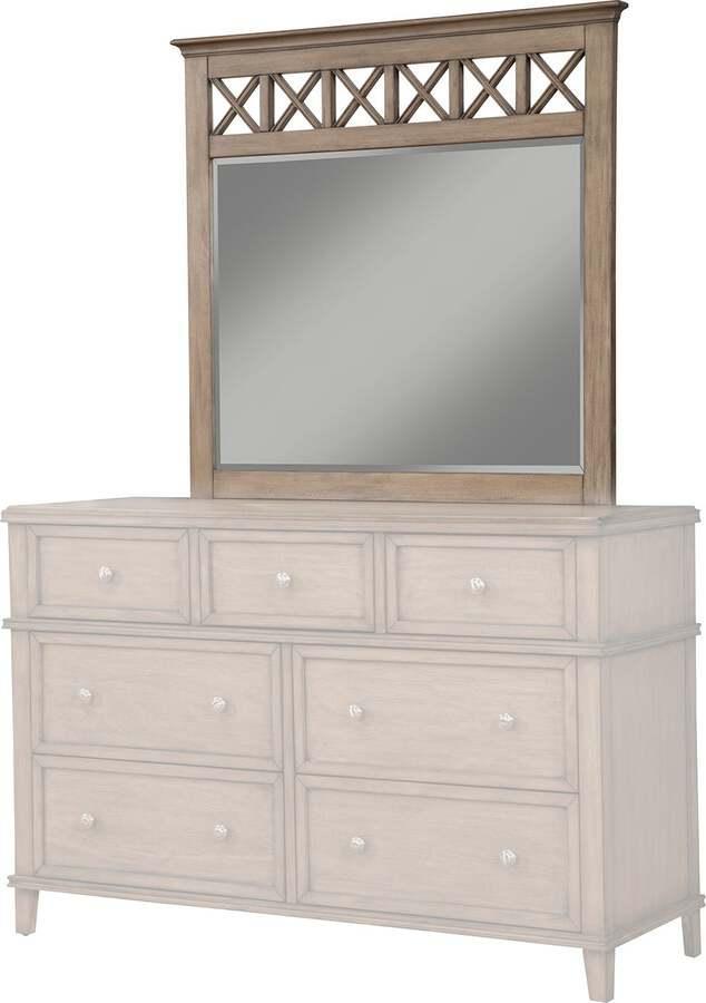 Alpine Furniture Mirrors - Potter Mirror French Truffle