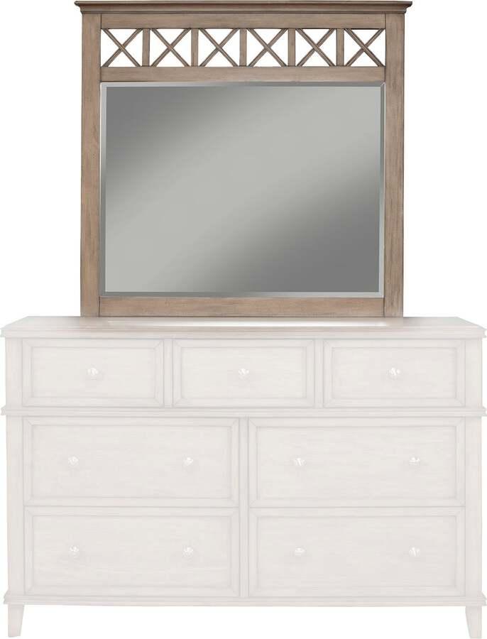 Alpine Furniture Mirrors - Potter Mirror French Truffle