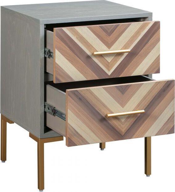 Tov Furniture Side & End Tables - Quinn Gray Side Table