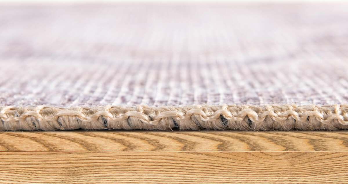 Unique Loom Indoor Rugs - Revival Asian 8x12 Rectangular Rug Gray