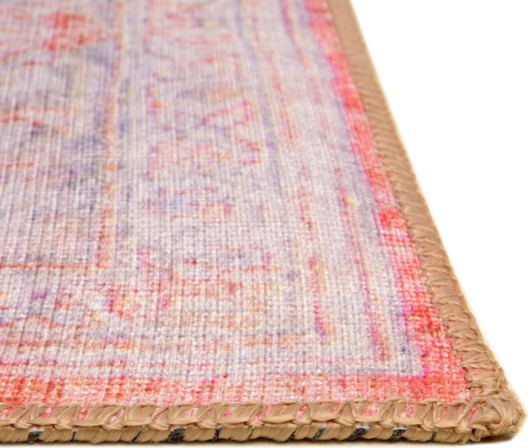 Unique Loom Indoor Rugs - Revival Traditional 8x12 Rectangular Rug Rust Red
