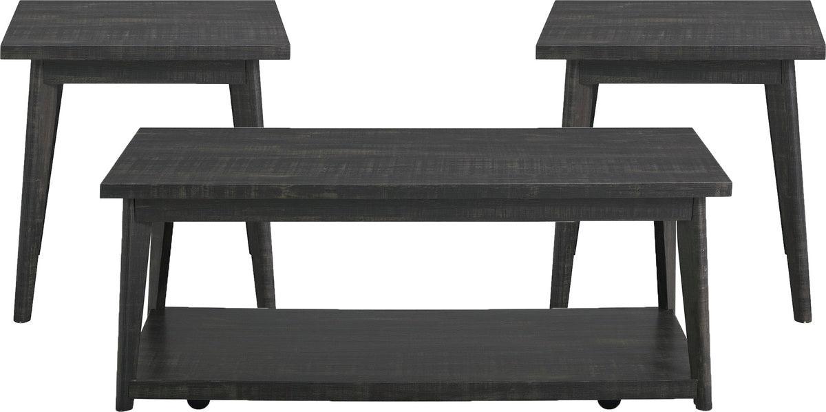 Elements Living Room Sets - Rory Occasional Table Set in Black Black