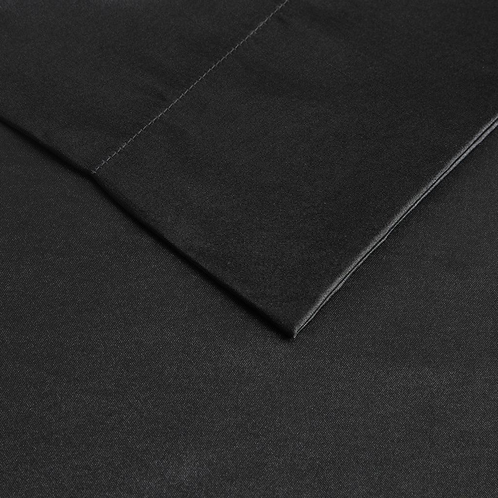 Olliix.com Pillowcases & Shams - Satin Standard Pillowcase Black