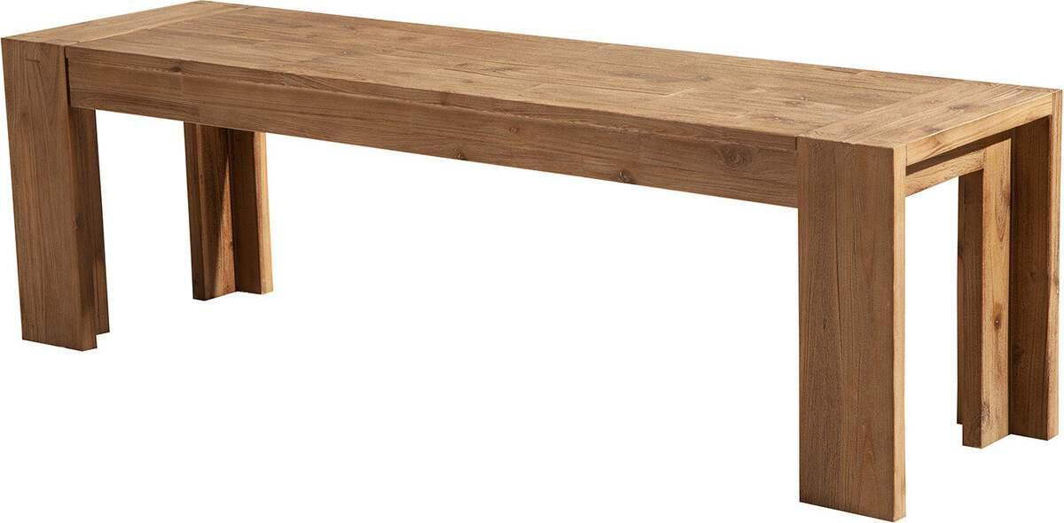 Alpine Furniture Benches - Seashore Dining Bench Antique Natural