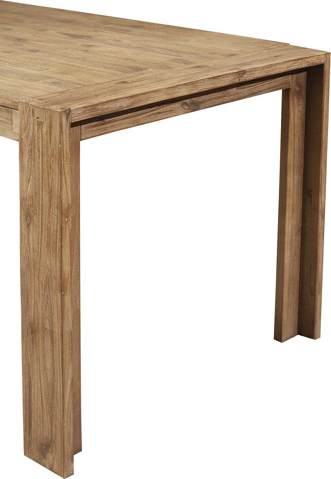 Alpine Furniture Dining Tables - Seashore Fixed Top Dining Table Antique Natural