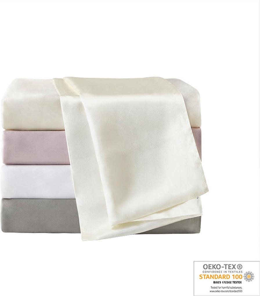 Olliix.com Pillowcases & Shams - Silk King Pillowcase White