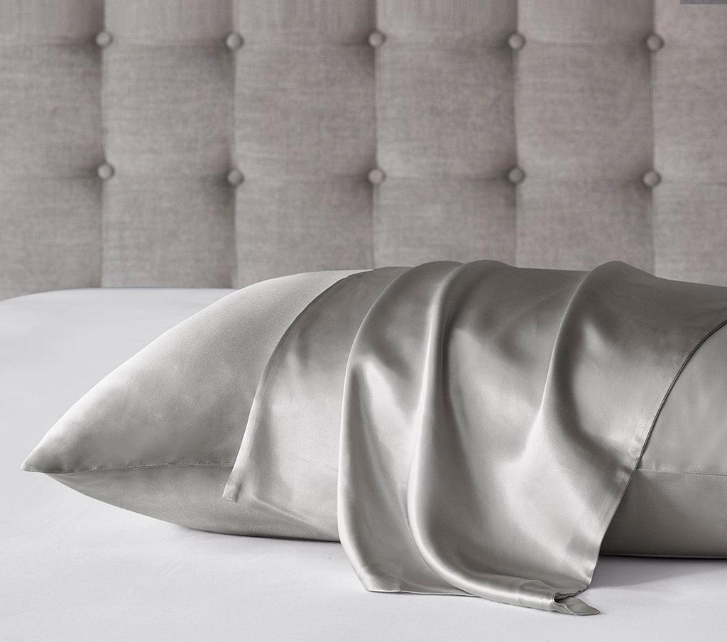 Olliix.com Pillowcases & Shams - Silk Queen Pillowcase Gray