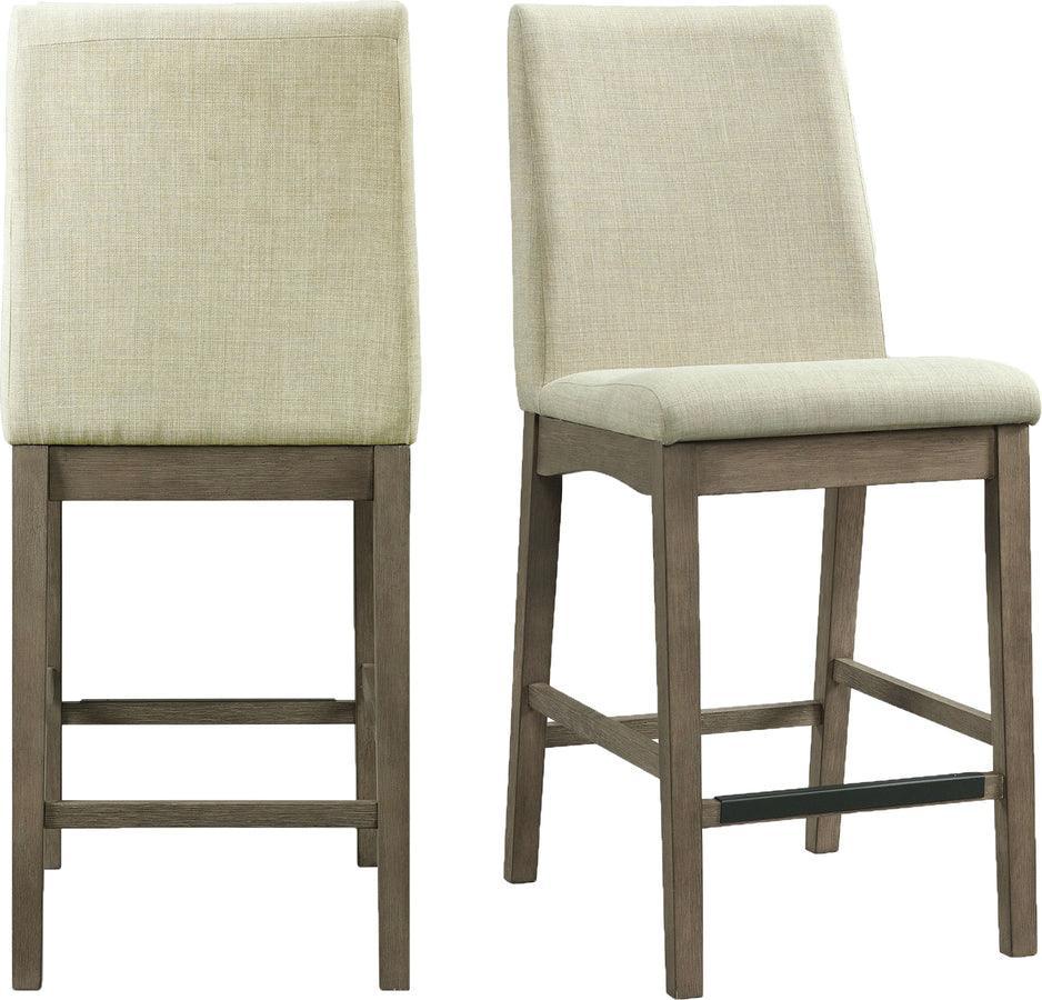 Elements Barstools - Simms Counter Side Chair in Grey
