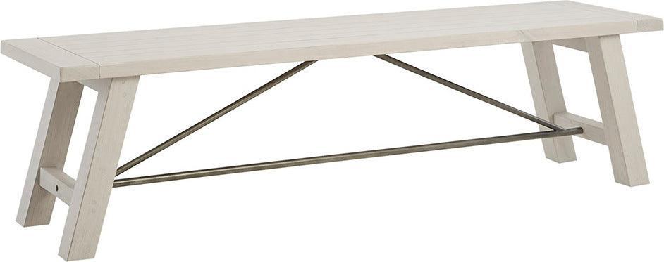 Olliix.com Benches - Sonoma Dining Bench Reclaimed White