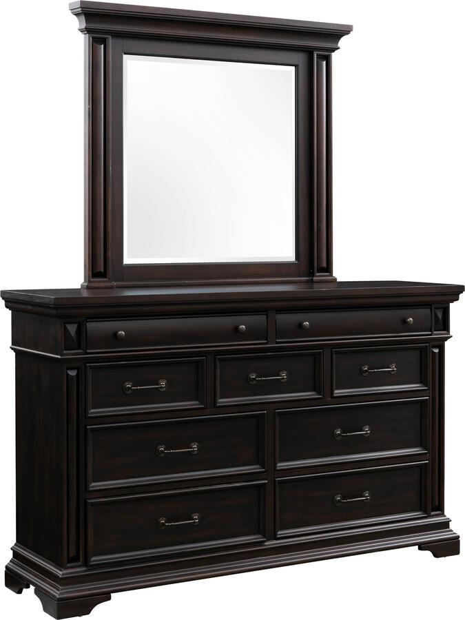 Tov Furniture Mirrors - Stamford Brown Mirror