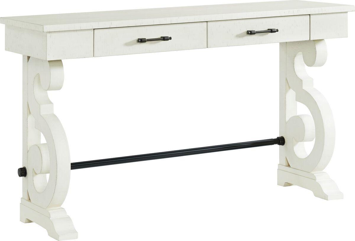 Elements Consoles - Stanford Rectangle 2-Drawer Console Table in White