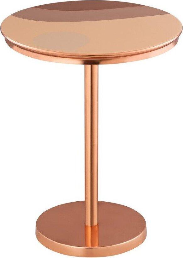 Tov Furniture Side & End Tables - Sunset Handpainted Side Table Copper
